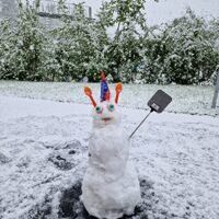 2024 outdoor afine Kunden bei Schnee
